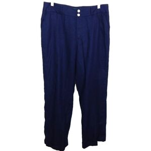Lauren Ralph Lauren Cuffed Linen Pants